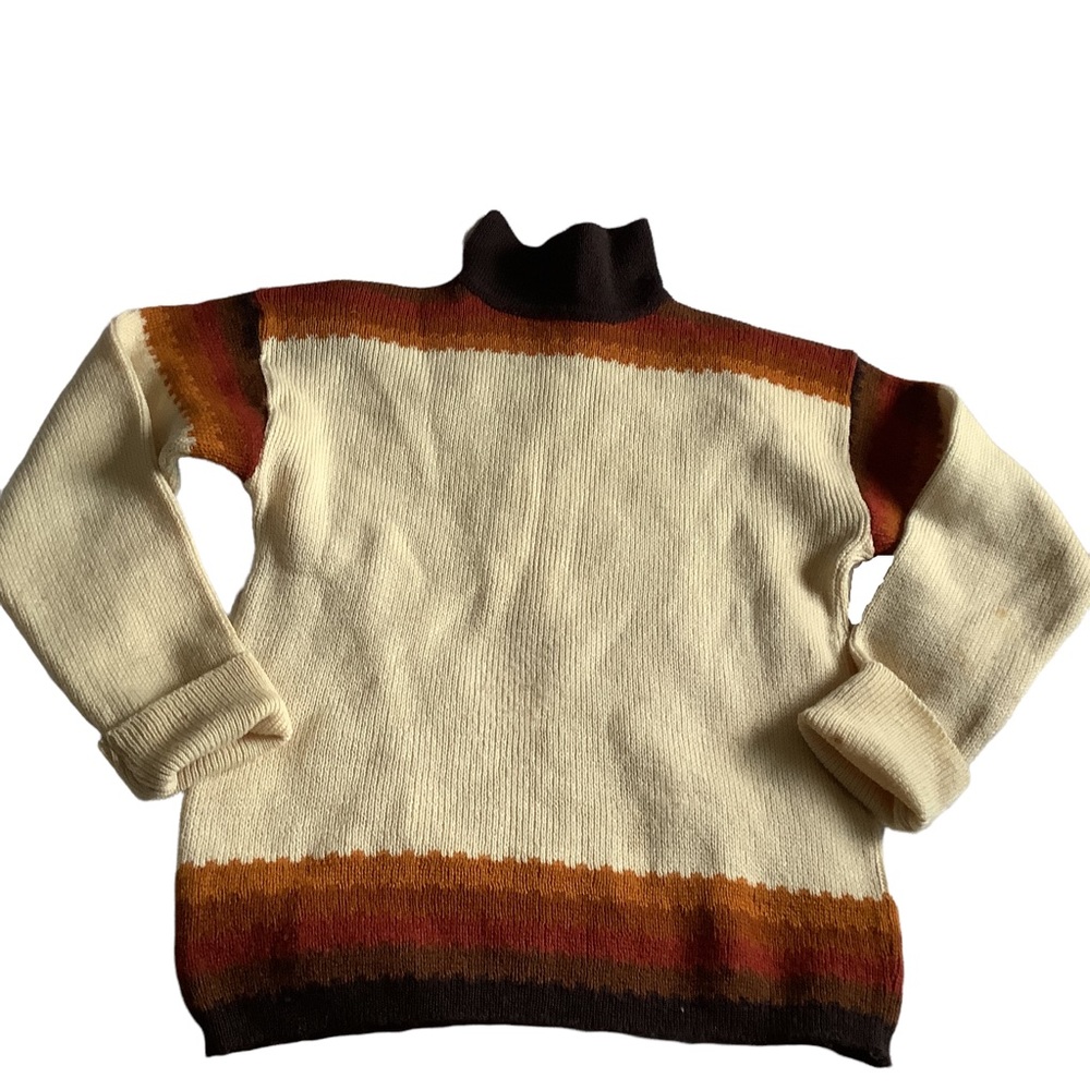 Vintage Wool Janus Sweater Kari-Bjorg Design Flawed